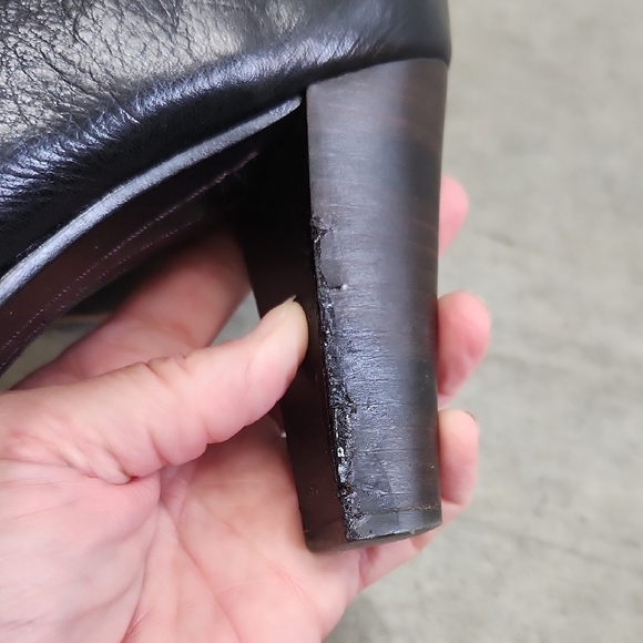 Frye Womens Leather Miranda Heeled Slouch Midcalf Boot Black Size 9 - Picture 10 of 12